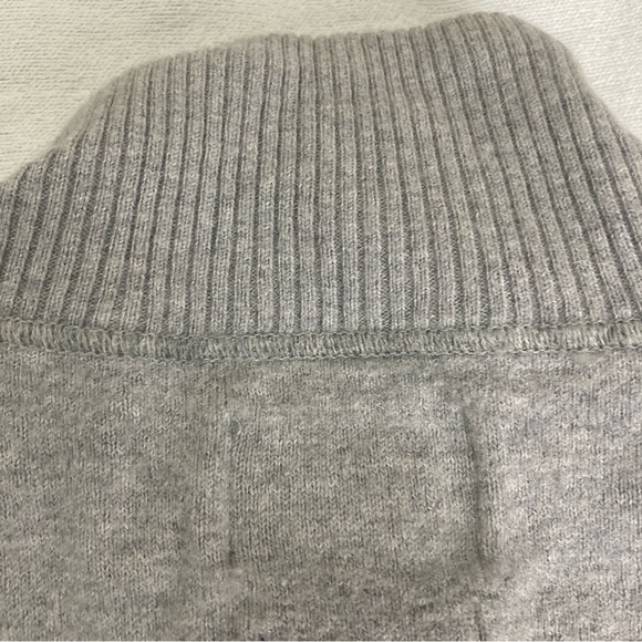 Men's Sweater The North Face Pullover California Heritage Gray Sz S Quarter Zip - Picture 3 of 16